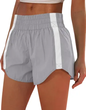 ANRABESS Womens Running Shorts Quick Dry High Waisted Summer Athletic Workout Tennis Shorts Gym Sporty Lightweight Shorts