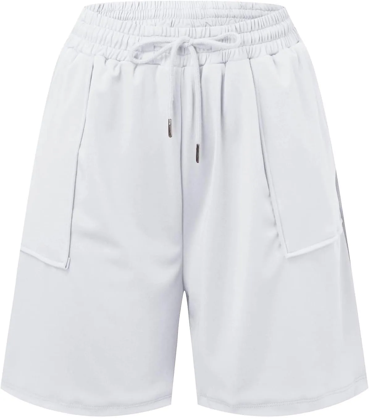 Athletic Shorts for Women High Waist Sporty Running Gym Shorts Drawstring Quick Dry Stretch Lightweight Yoga Workout