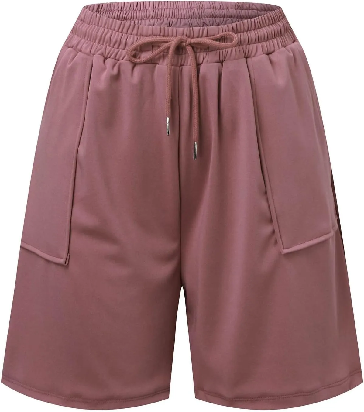 Athletic Shorts for Women High Waist Sporty Running Gym Shorts Drawstring Quick Dry Stretch Lightweight Yoga Workout
