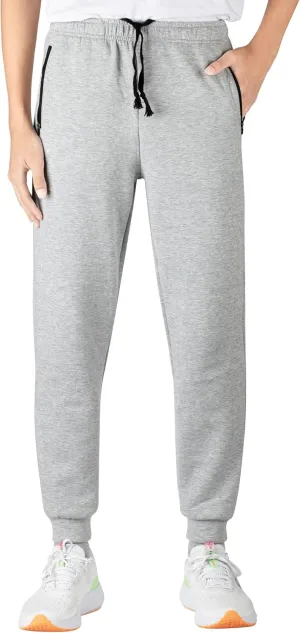 BIG ELEPHANT Boys Sweatpants with Zipper Pockets & Drawstring, Soft Kids Athletic Joggers Pants