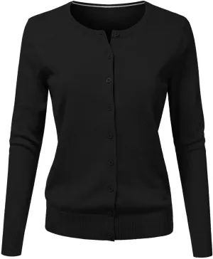Cardigan Plus Size Women's Round Neck Cardigan Knitted Long Sleeved Large Yards Loose Solid Color Short Nice