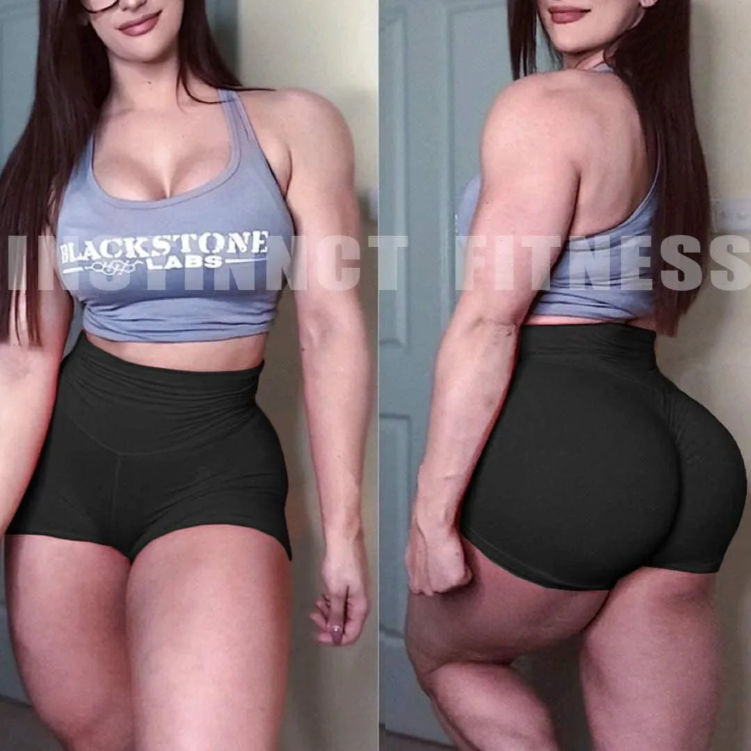 CFR Women Workout Shorts Gym Shorts Fitness Scrunch Butt Lifting High Waist Athletic Shorts Hot Shorts for Summer