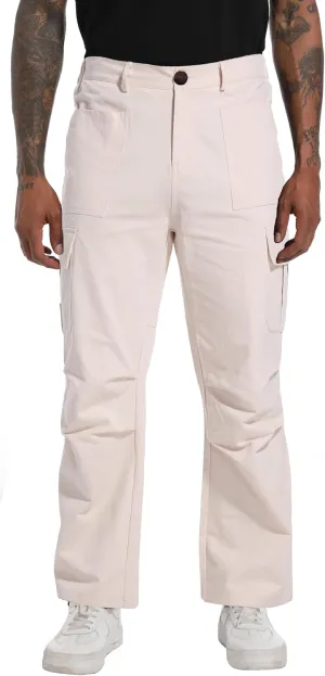 CLANMILUMS Men's Relaxed Fit Cargo Pants Causal Streetwear Trouser with Pocket