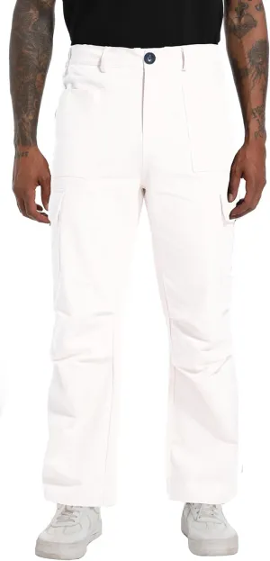 CLANMILUMS Men's Relaxed Fit Cargo Pants Causal Streetwear Trouser with Pocket