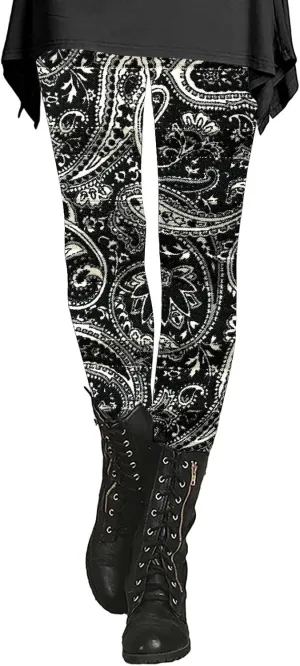 High Waist Workout Leggings for Women Patterned Flayoga Pants Christmas Legging Womens