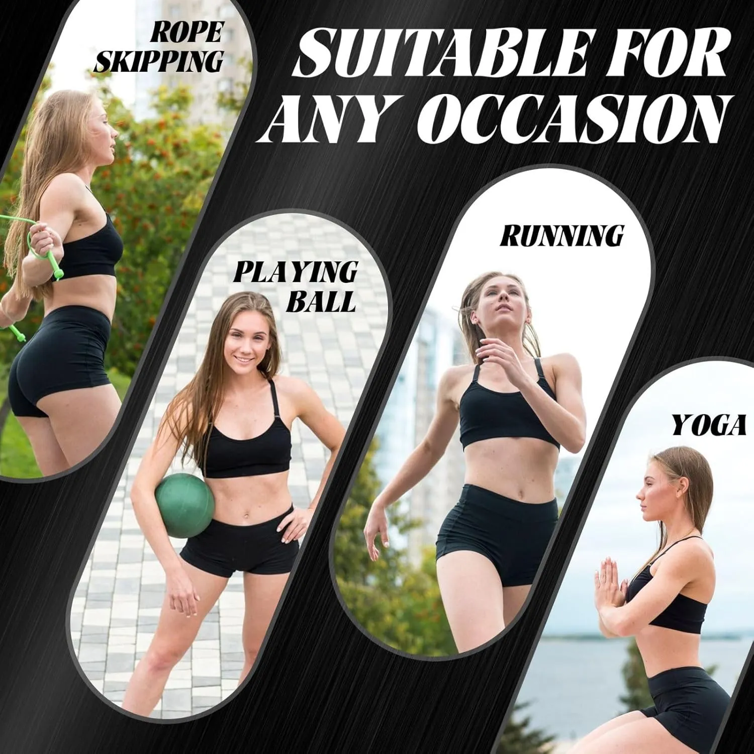 High Waist Yoga Shorts for Women Tummy Control Running Home Workout Biker Shorts