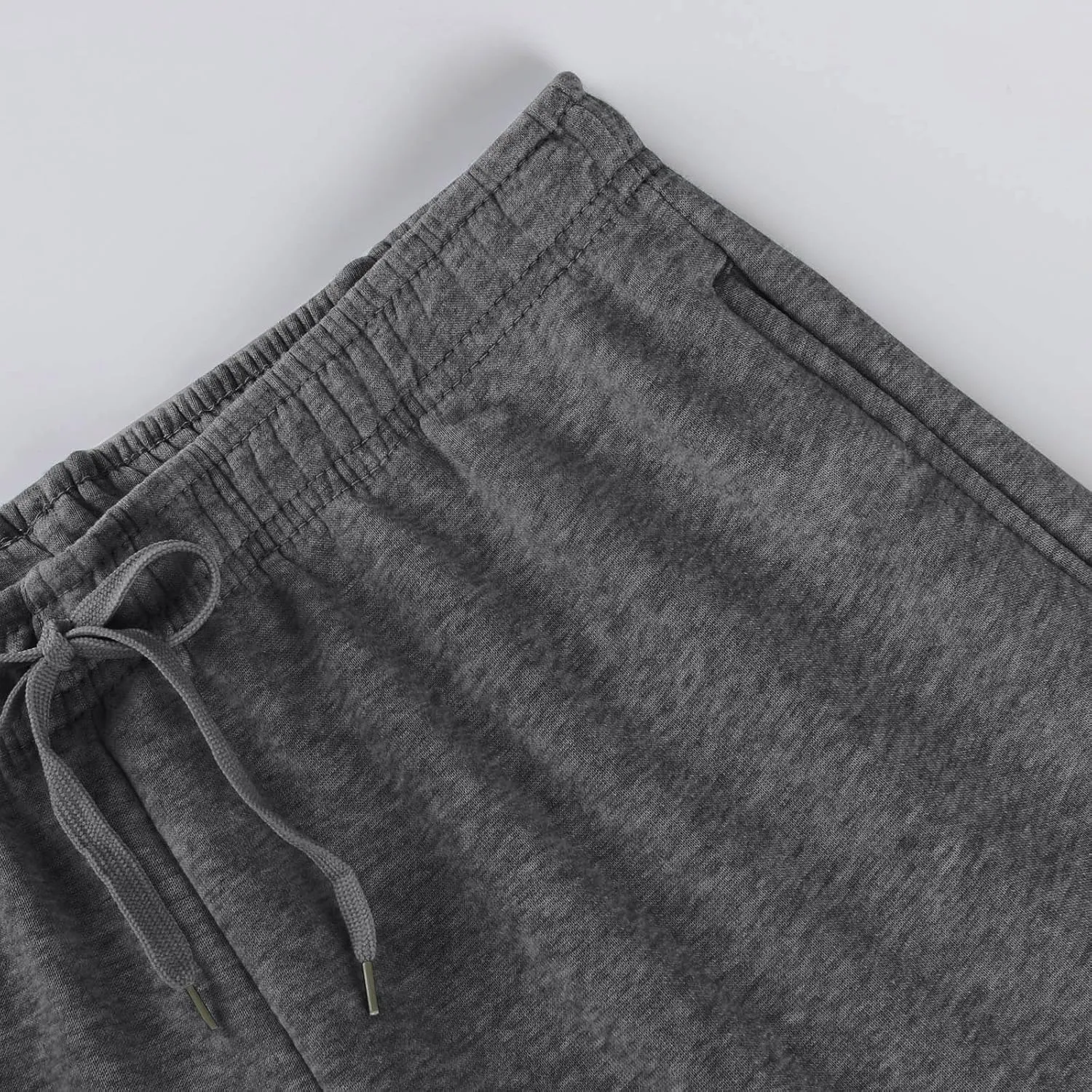High Waisted Joggers for Women Fleece Lined Cinch Bottom Jogger Sweatpants Elastic Drawstring Tapered Pants w/Pockets
