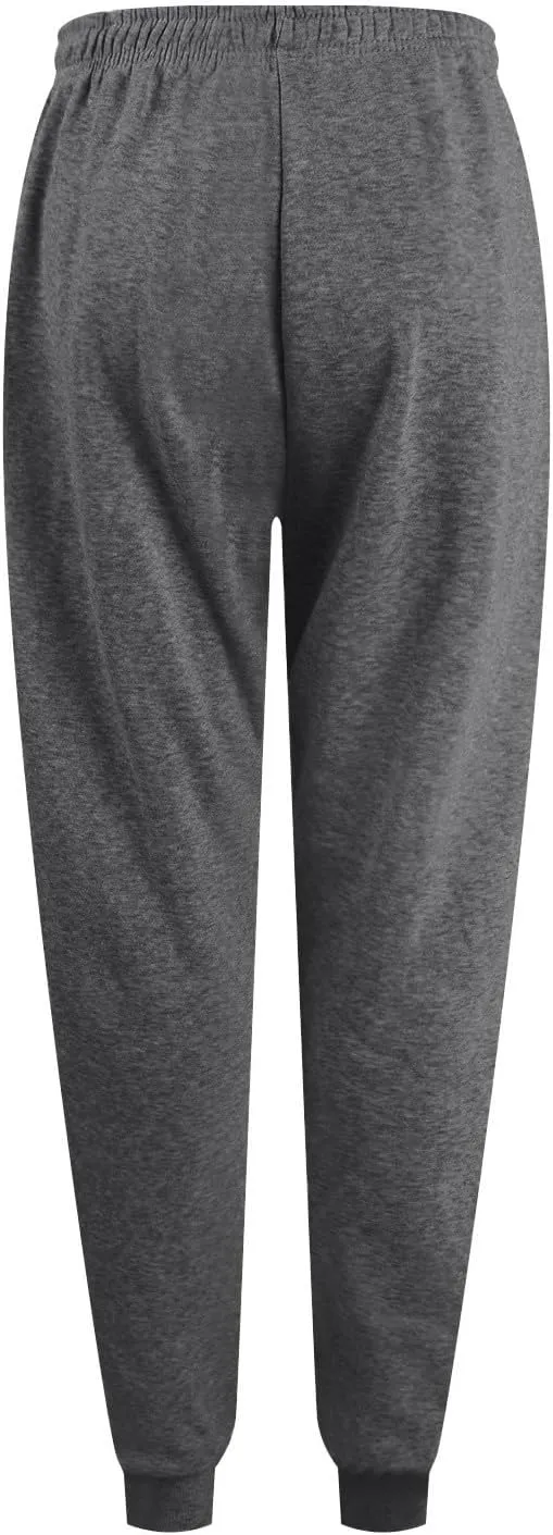 High Waisted Joggers for Women Fleece Lined Cinch Bottom Jogger Sweatpants Elastic Drawstring Tapered Pants w/Pockets