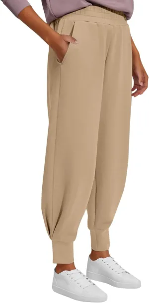 High Waisted Sweatpants for Women Workout Running Elastic Waist Fleece Lined Jogger Pants Baggy Lounge Sweat Pants