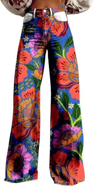 Joggers Pant with Pockets Size Printed Casual Pants Fleece Lined Sweatpants Casual Pants for Women Womens Sweatpants