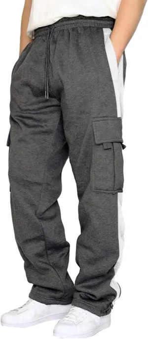 LCMTWX Cargo Pants for Men Casual Jogging Sports Elastic with Pockets Men's Men's Pants Drawstring Joggers