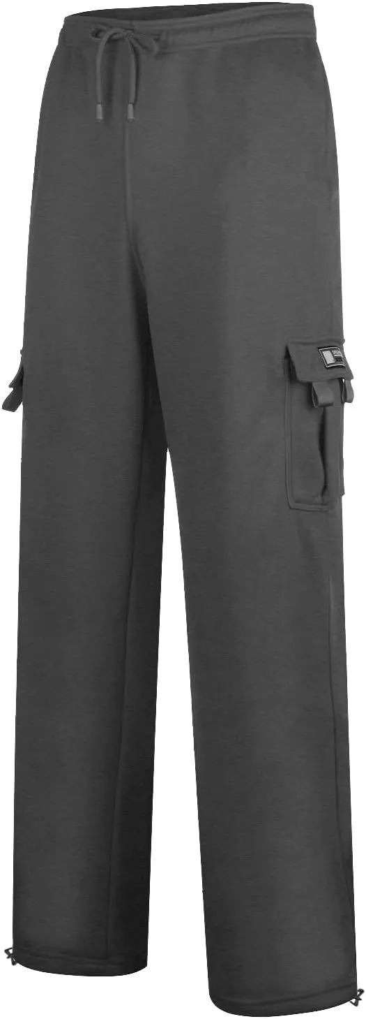 LCMTWX Cargo Pants for Men Casual Jogging Sports Elastic with Pockets Men's Men's Pants Trousers with Zipper Pockets