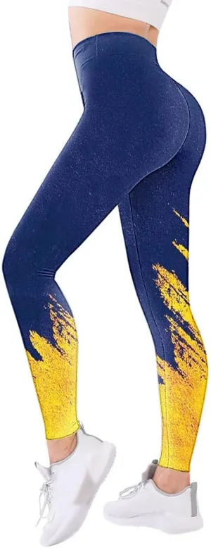 Leggings for Women Print High Waist Pants for Womens Tights Compression Yoga Fitness High Waist Leggings