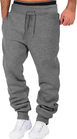 Mens Hiking Joggers Sweatpants Autumn Winter and Solid Men's Pants Loose Fit Sweatpants for Men Athletic Trousers