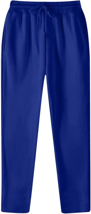Mens Open Bottom Fleece-Lined Sweatpants Athletic Joggers Drawstring Elastic Waist Lounge Pants with Pockets