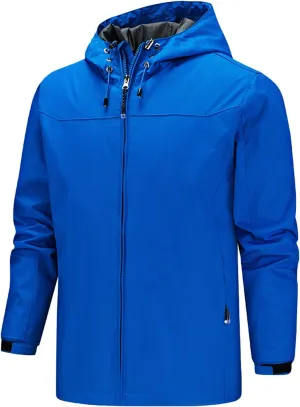 Men's Rain Suit Waterproof Lightweight Rain Gear for Golf Hiking Cycling Raincoat Comfy Lightweight Rain Jacket