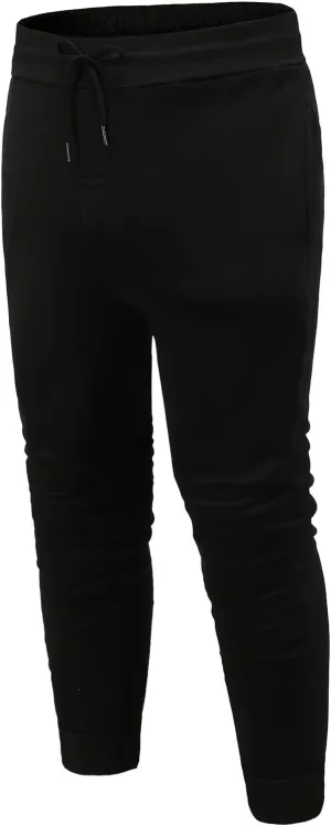 Mens Sporty Jogger Sweatpants Gym Athletic Western Yoga Sweatpants Cozy Loose Hiking Pants with Pockets