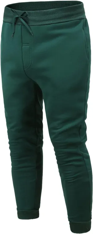 Mens Sporty Jogger Sweatpants Loose Fit Workout Joggers Pants Cozy Loose Hiking Pants with Pockets