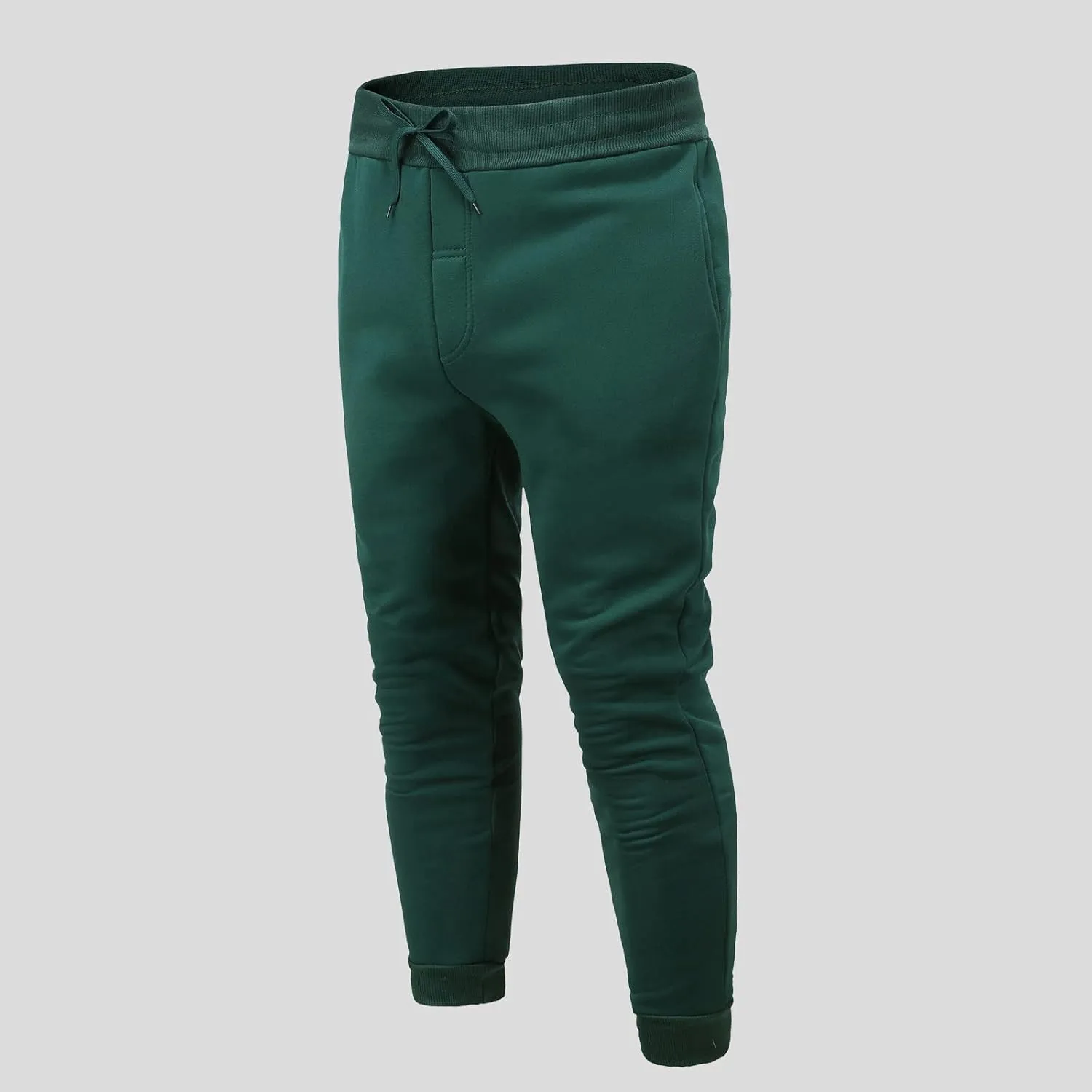 Mens Sporty Jogger Sweatpants Loose Fit Workout Joggers Pants Cozy Loose Hiking Pants with Pockets