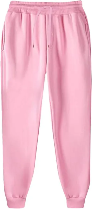 Mens Sporty Jogger Sweatpants Oversized Hip Hop Gym Athletic Pants Big and Tall Comfy Work Trousers