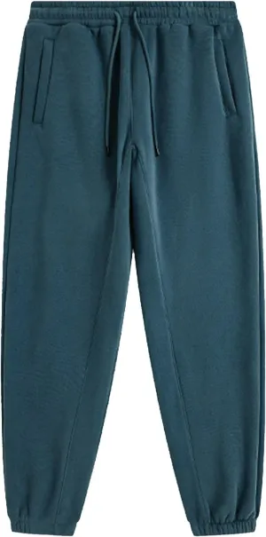 Mens Sporty Jogger Sweatpants Solid Color Western Yoga Sweatpants Drawstring Elastic Waist Running Pants