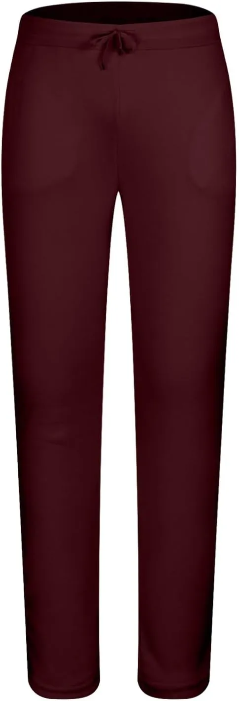 Mens Sweatpants Pack of 3 Fleece Lined Open Bottom Joggers Drawstring Elastic Waist Athletic Pants with Pockets