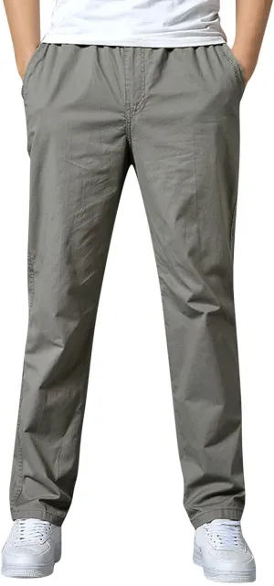 Mens Sweatpants with Pockets Big and Tall Pants with Zipper Pockets Men Pants Casual Fashion Joggers Comfortable Basic