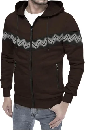 Muscularfit Jackets for Men Hoodie Zipper Lightweight Gym Athletic Sweatshirt Drawstring Long Sleeve Fall Winter Outwear 2023