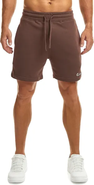 Ouber Men's Cotton Sweat Shorts Athletic Gym Workout Shorts Sporty Casual Shorts