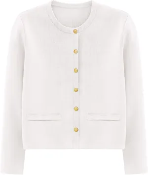 PRETTYGARDEN Women's Winter Cardigan Sweaters Button Down Open Front Long Sleeve Knit Cardigans Shirt Trendy Outerwear
