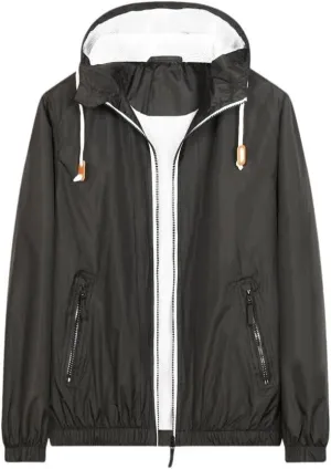Rain Jacket for Men, Mens Waterproof Raincoat Lightweight Rain Jackets Outdoor Rain Coat Windbreaker with Hood