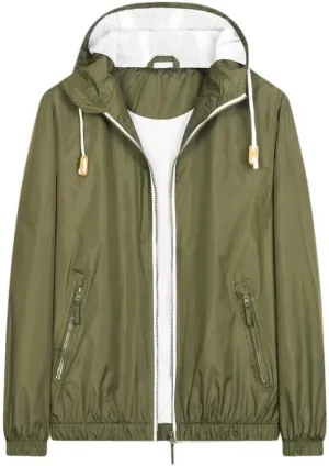 Rain Jacket for Men, Mens Waterproof Raincoat Lightweight Rain Jackets Outdoor Rain Coat Windbreaker with Hood