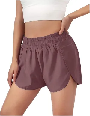 Running Shorts for Women Summer High Waisted Athletic Shorts Lightweight Workout Gym Short Sporty Quick Dry Clothing