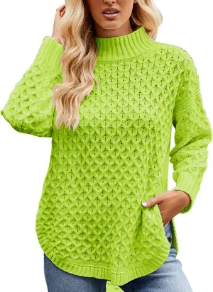 SHAOBGE Womens Sweaters Striped Sweater Pullover Women Winter Jackets Women's Black Sweater
