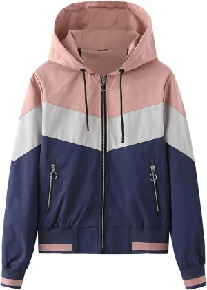 TARIENDY Hooded Rain Jacket for Women Trendy 2025 Waterproof Raincoat Outdoor Hiking Jacket Lightweight Travel Sportswear