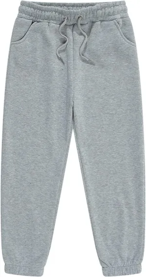Toddler Boys Aesthetic Sweatpants Drawstring Pockets Plain Kids School Pants Athletic Casual Joggers Elastic Waist