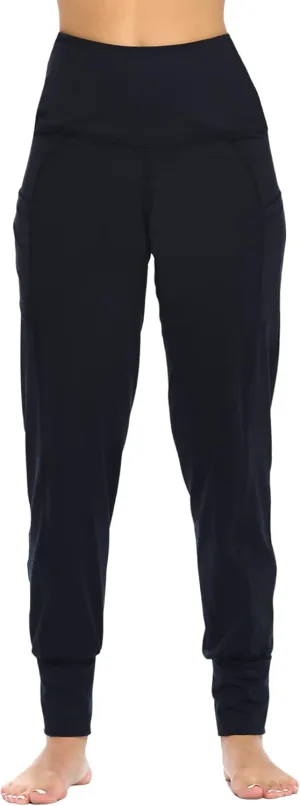 Undersummers High Waist Joggers for Women, Yoga Pant with Pockets, Joggers Pants for Women Lightweight for Workout 28" Inseam