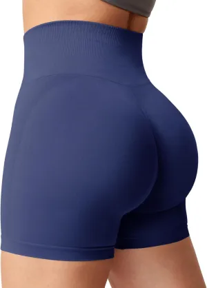 Women Workout Shorts High Waist Gym Yoga Shorts,Scrunch Butt Seamless Athletic Shorts