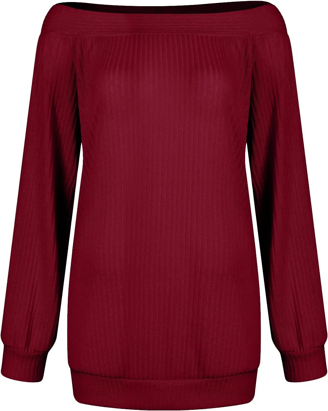 Womens 2024 Cute Lightweight Pullover Sweaters Tops Comfy Off The Shoulder Cable Knit Beach Boho Clothes