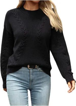 Women's Fashion Knitted Cardigan with Zipper Stand Long Sleeve Sweater Sweater Pullover Men