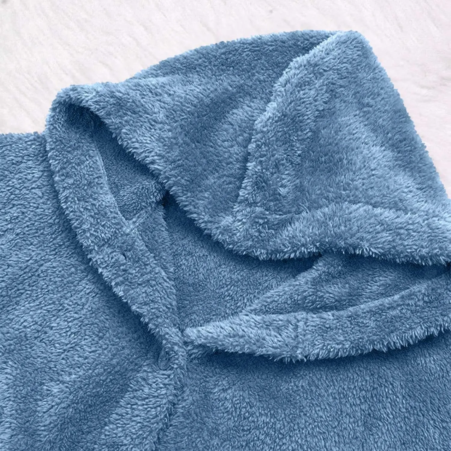 Womens Fleece Jackets Oversized Hooded Sherpa Coat Button Open Front Fuzzy Cardigan Jacket Winter Plus Size Outwear