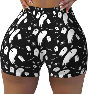 Women's High Waist Workout Shorts for Sports Athletic Running Hiking Biker Yoga Gym Shorts