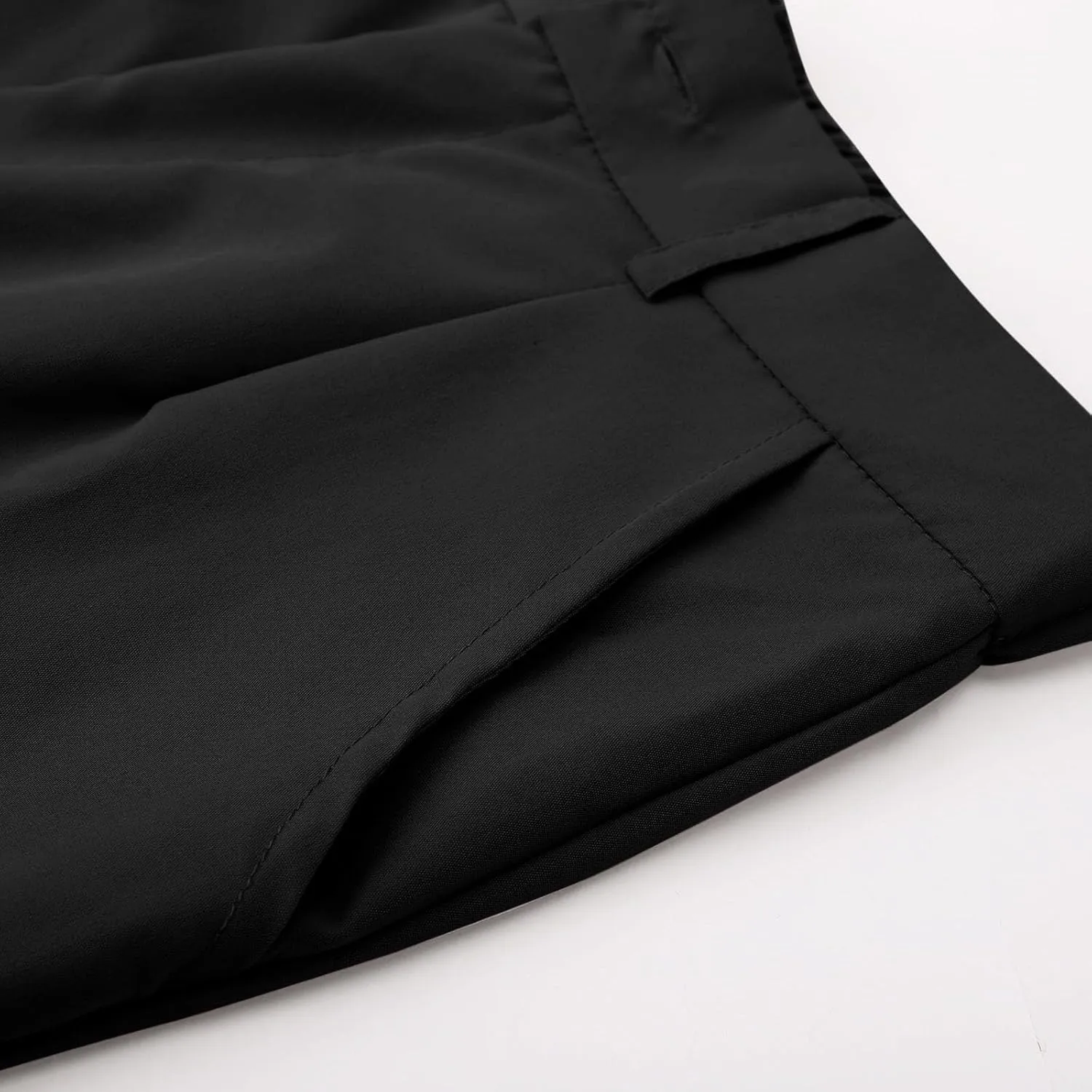 Womens Hiking Wide Leg Cargo Pants Lightweight Quick Dry Outdoor High Waisted Buttons Workout Pants with Pockets