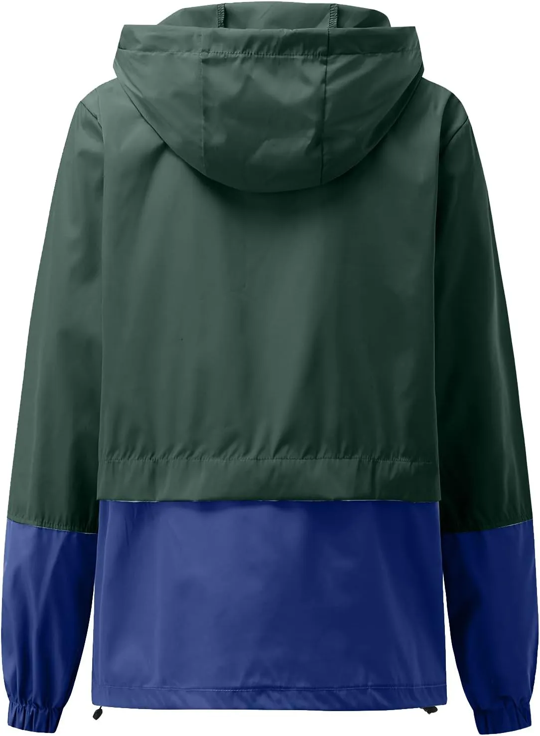 Women's Rain Jacket Lightweight Waterproof Hooded Raincoat Windbreaker Travel Rain Coats for Hiking Travel Outdoor