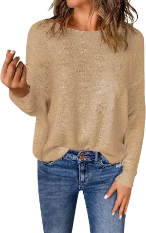 Women's Ribbed Knit Mock Turtleneck Sweater Pullover Tops V Neck Vacation 2024 Fall Striped Color Block Blouse