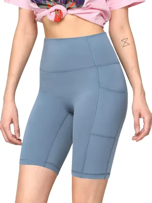 Women's Yoga Shorts Tummy Control High Waist Biker Shorts Exercise Workout Butt Lifting Tights Women's Shorts